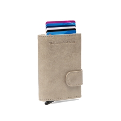 The Chesterfield Brand Leder Kartenetui Off White Portland
